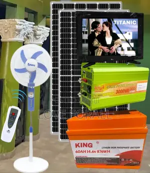 Enjoyment Lithium Solar Combo + TV + Fan
