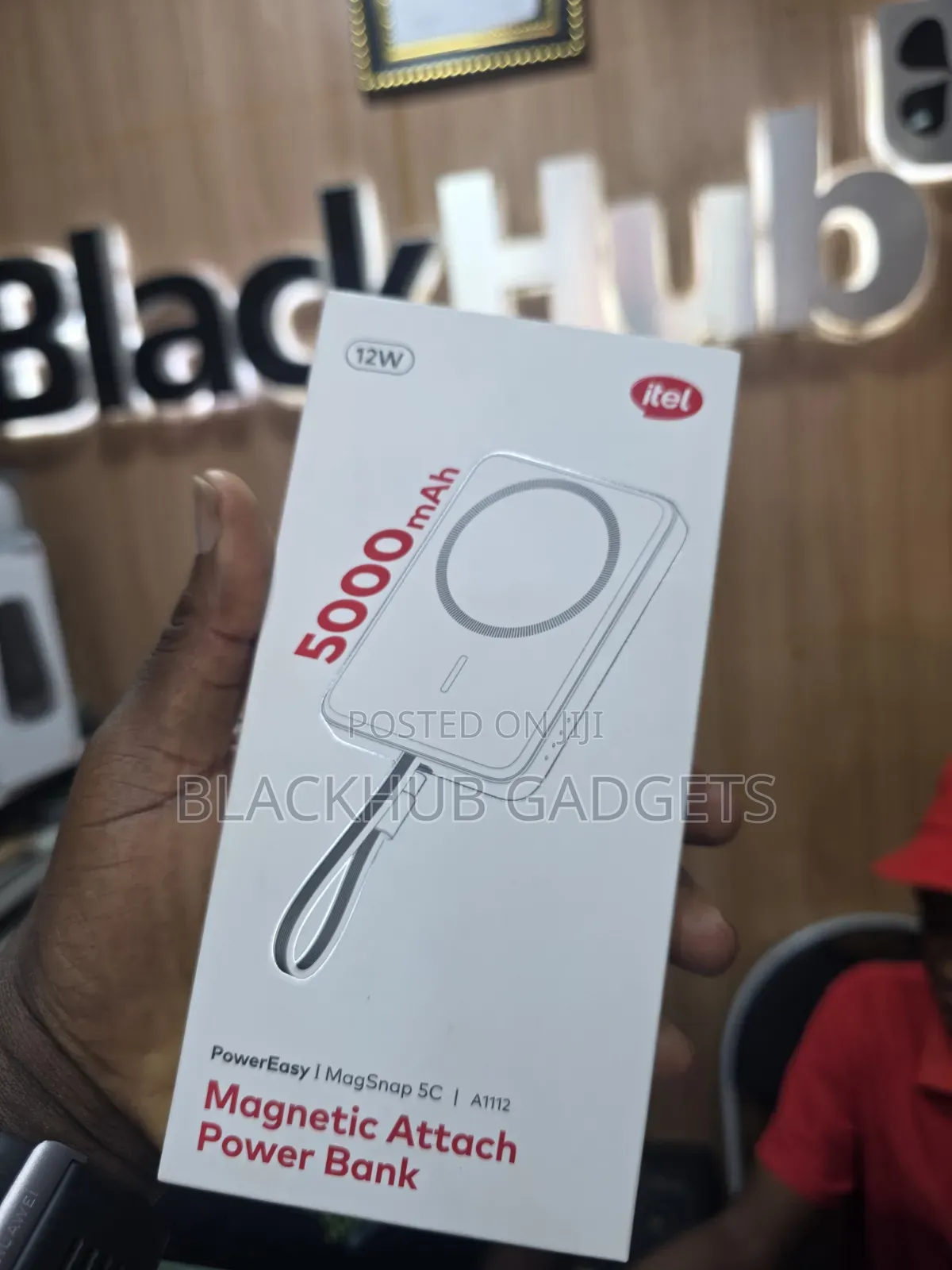 Itel 5000mah Wireless Power Bank 12W