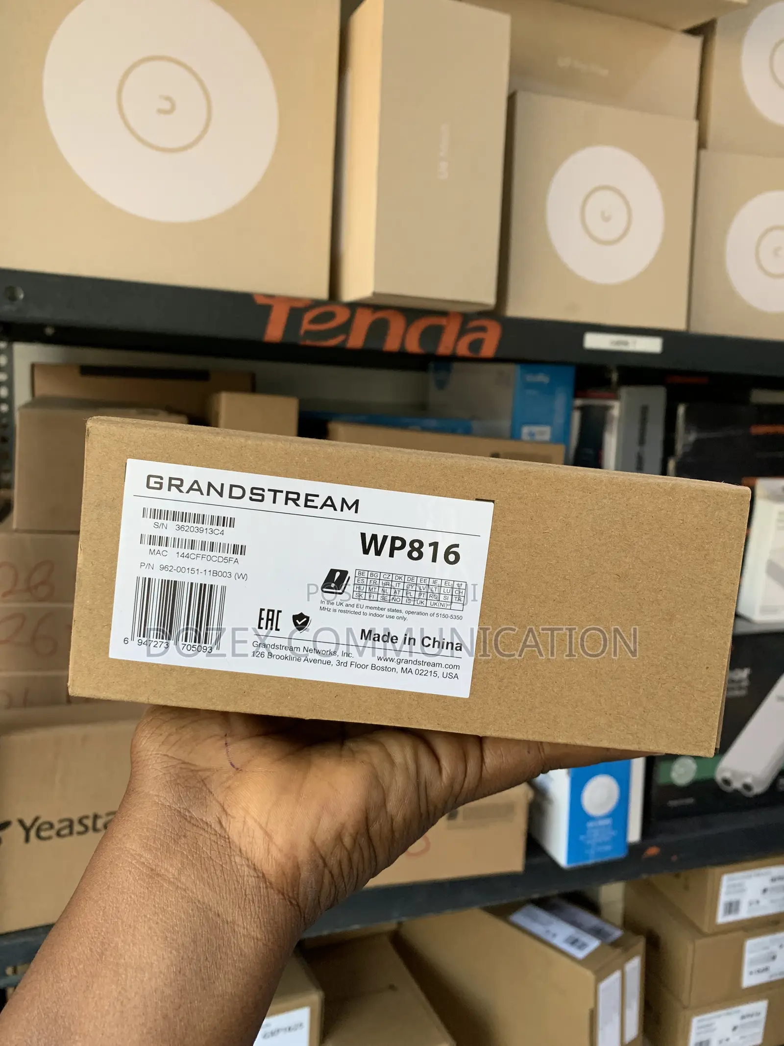 Grandstream WP816 Cordless Wi-Fi IP Phone