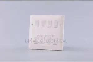 8 Gang Grid Switch – Modular Electrical Switch for Multiple Controls