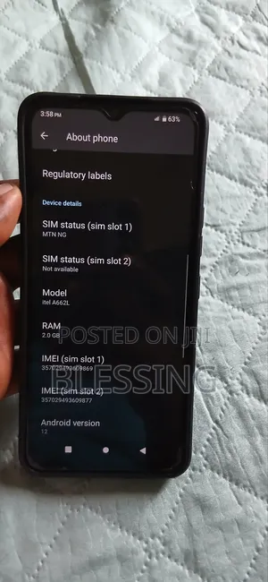 Itel A60 32 GB Blue