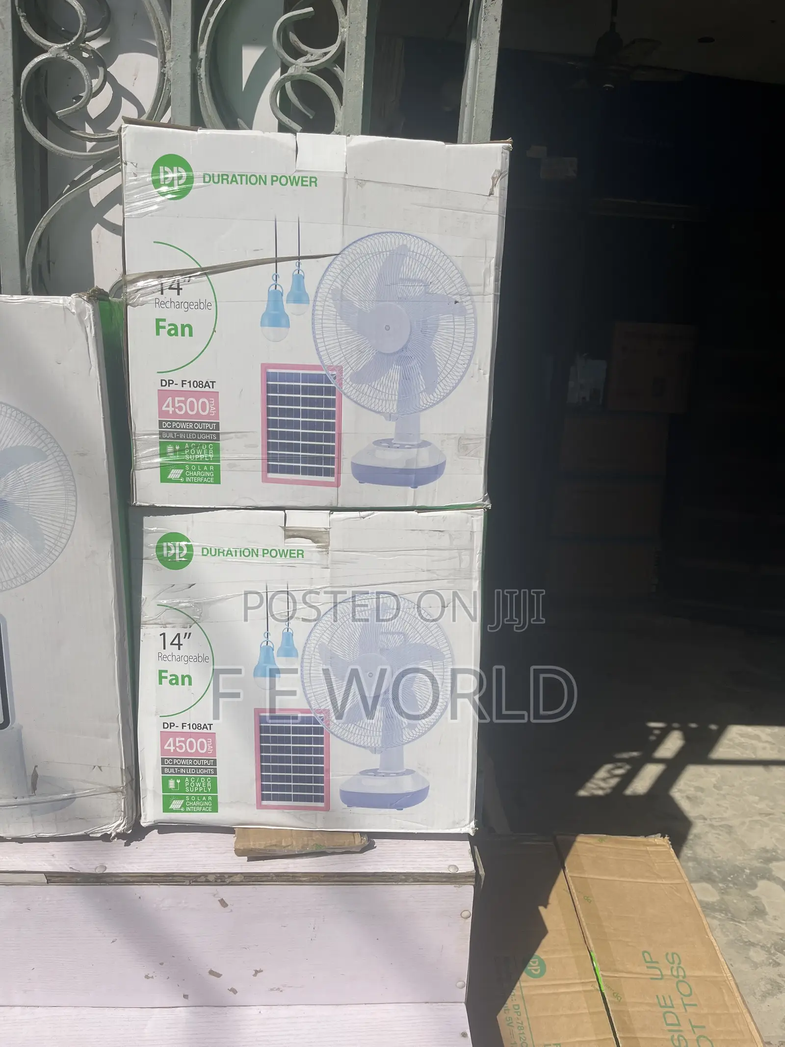 14 Inches Rechargeable Fan
