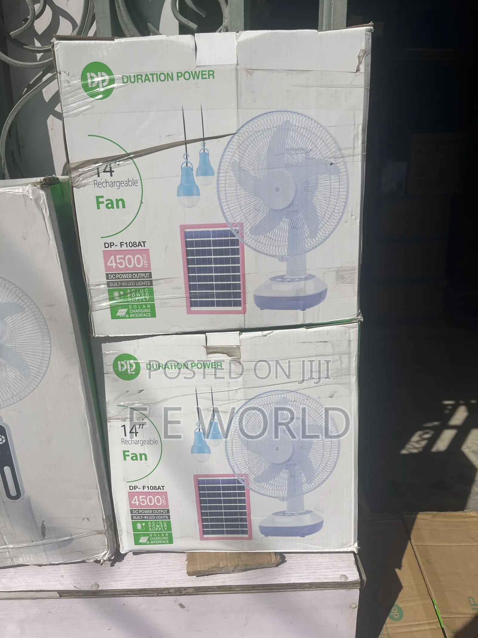 14 Inches Rechargeable Fan
