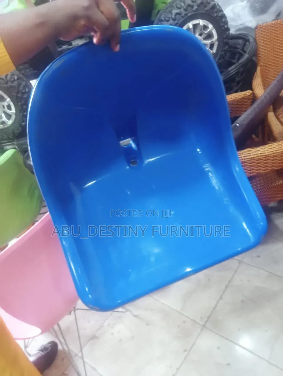 Plastic Stadium Chair (Blue)