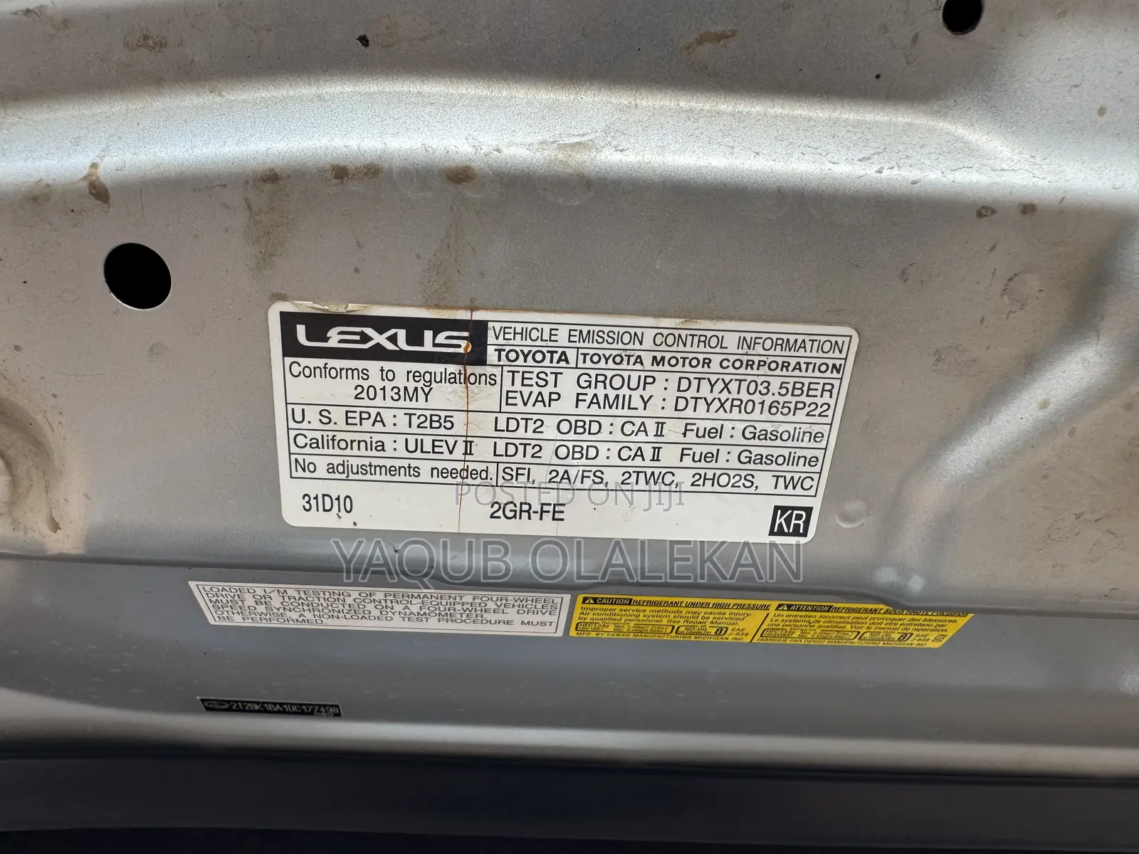 Toyota Camry 2013 Silver