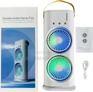 4000mAh Double Ended Cooling , Mist Spray Fan ,Humidifer With Remote