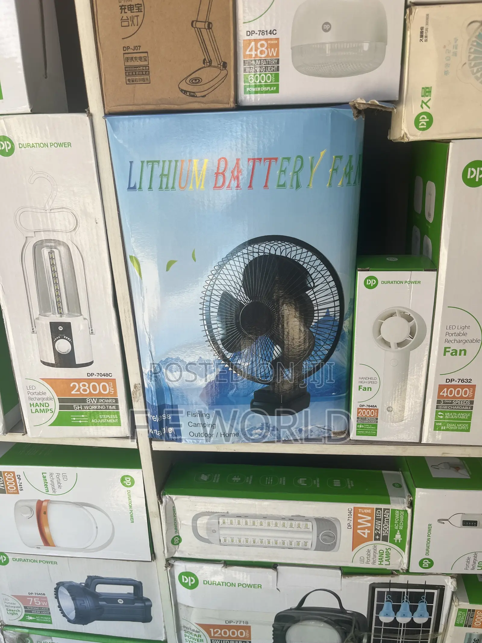 Lithium Battery Fan