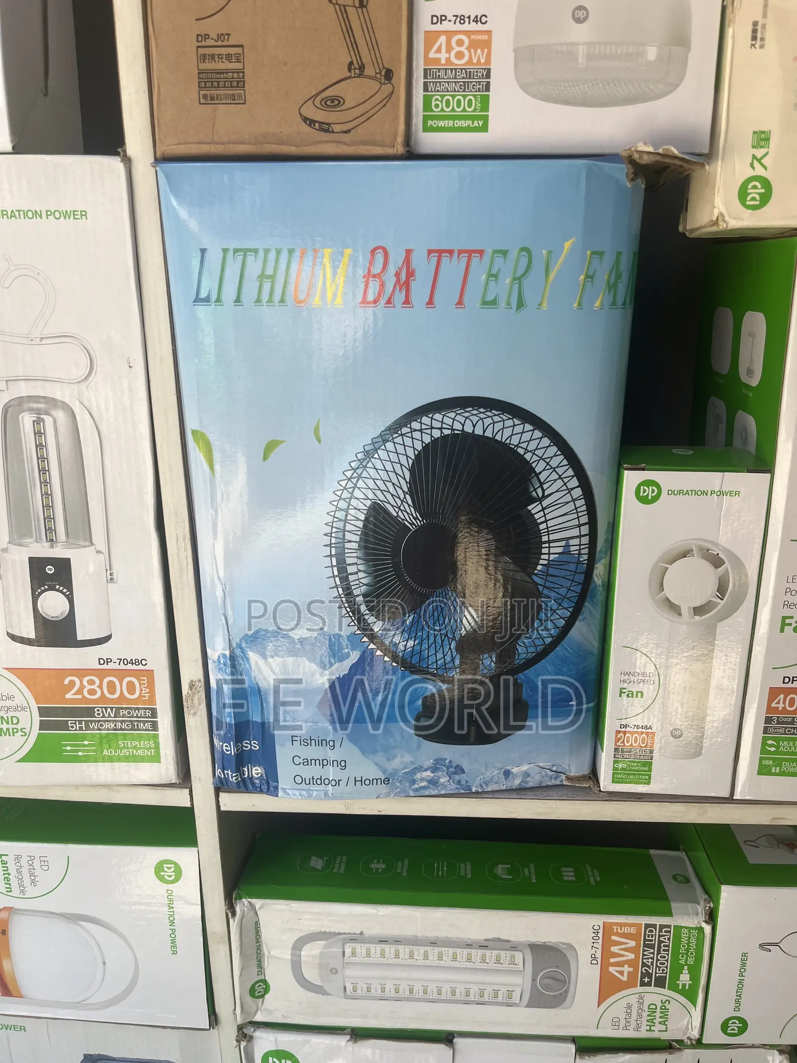 Lithium Battery Fan