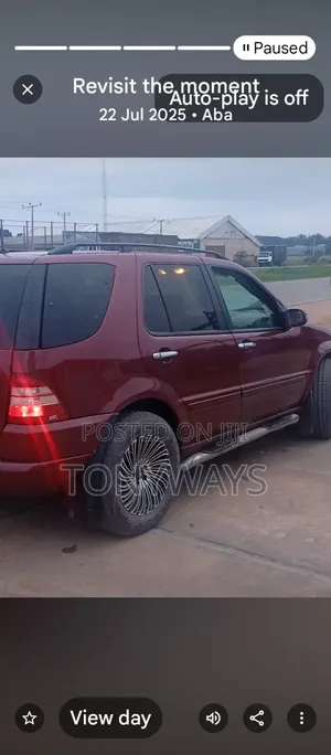 Mercedes-Benz M Class 2004 Red