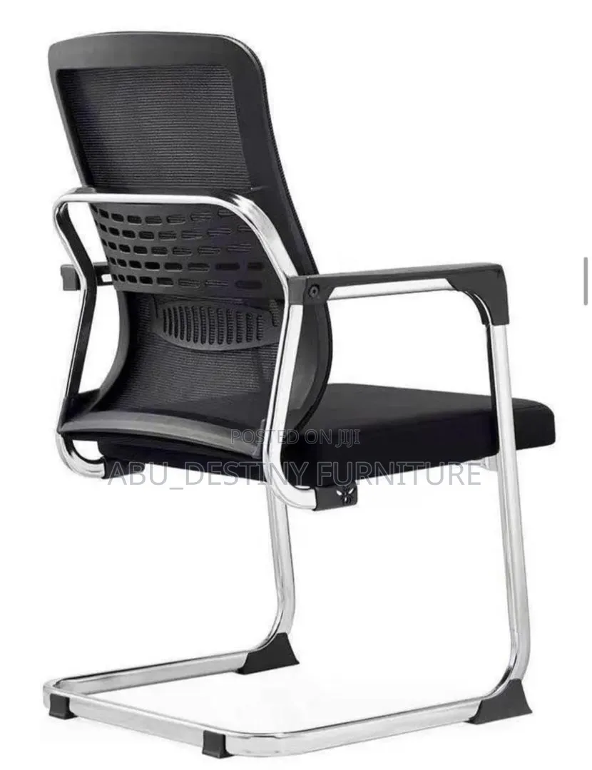 Mesh Back Visitor/Conference Chair (Black)