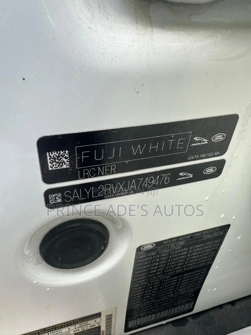 Land Rover Range Rover Velar 2018 White