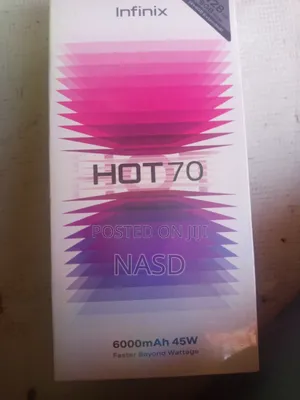 New Infinix Hot 70 128 GB Black