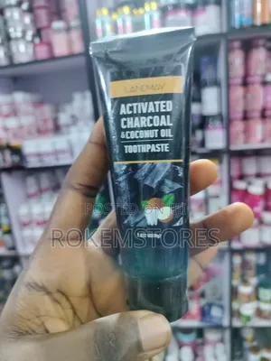 Activated Charcoal and Coconut Oil Toothpaste