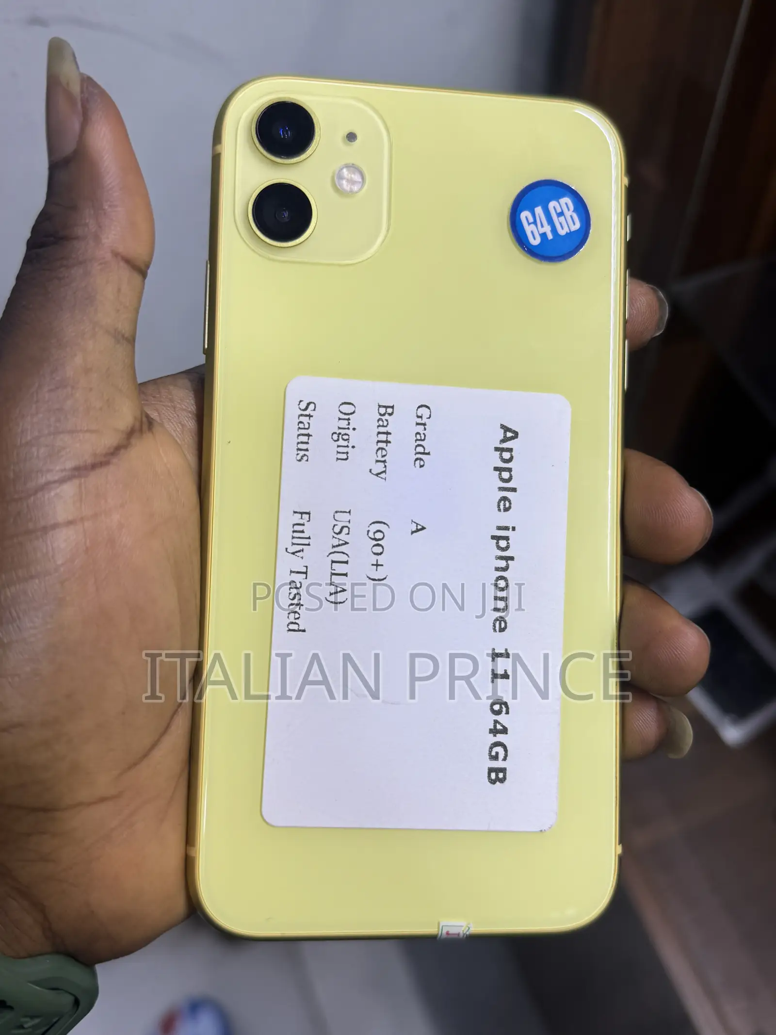 Apple iPhone 11 64 GB Yellow