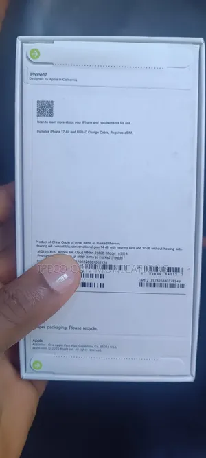 New Apple iPhone Air 256 GB Blue