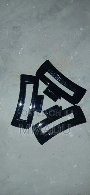 Black Fancy Hair Claw Clips
