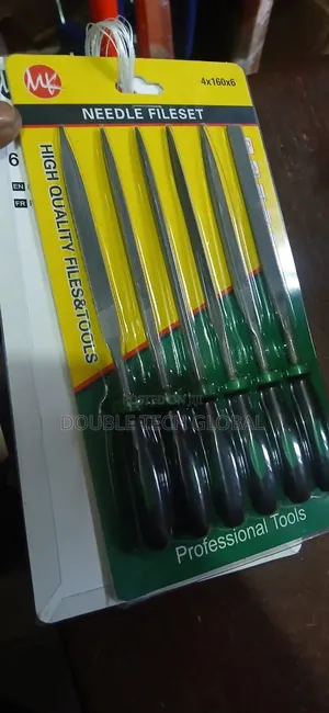 MK Needle File Set 6pcs 4x160mm - Professional Filing Tools