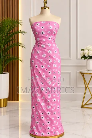 Floral Linen Fabric