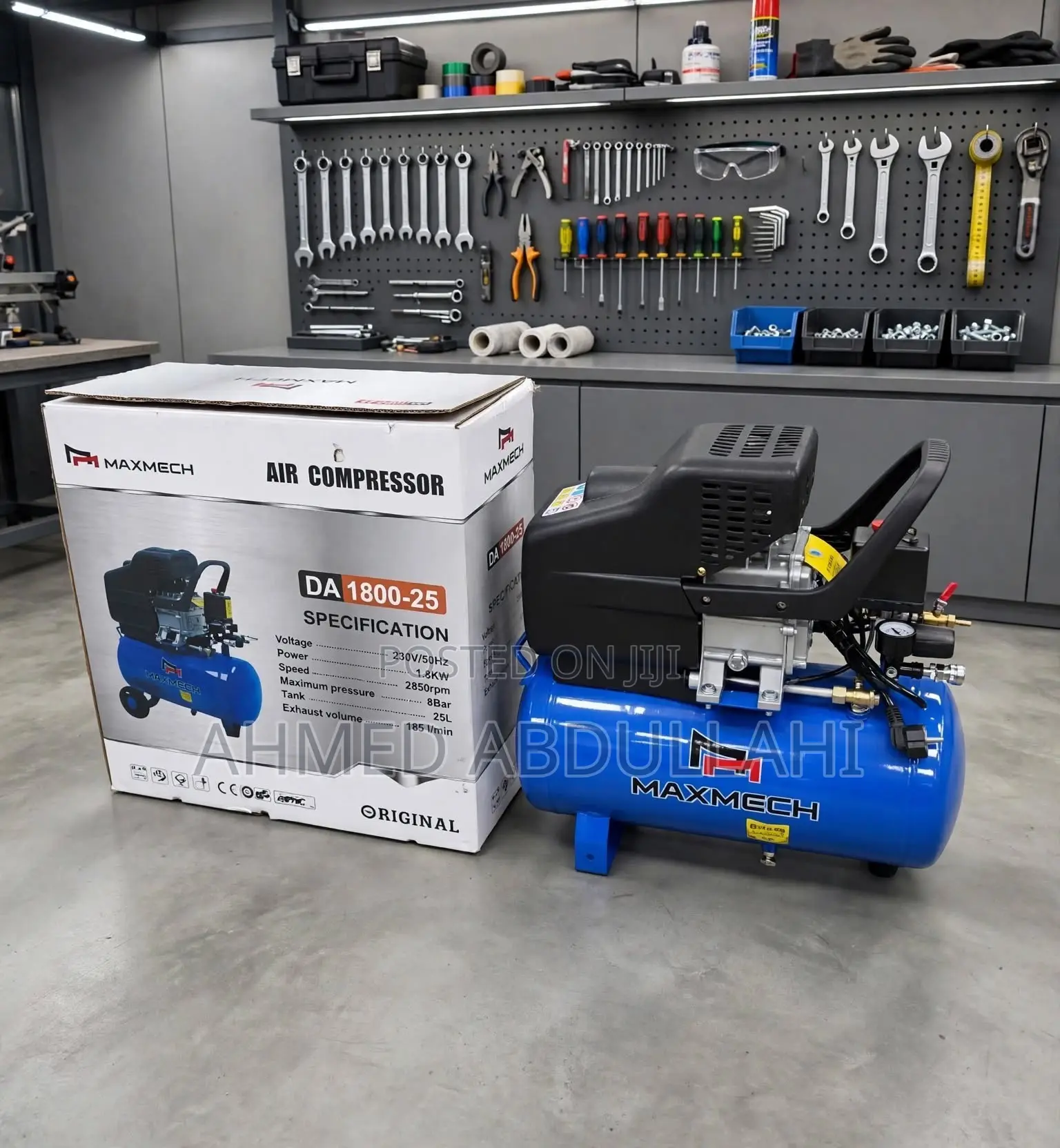 MAXMECH DA 1800-25 Direct Air Compressor - 25 Litres