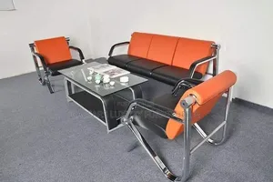 5 Seaters Sofa Chair Set- Orange