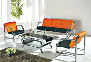 5 Seaters Sofa Chair Set- Orange