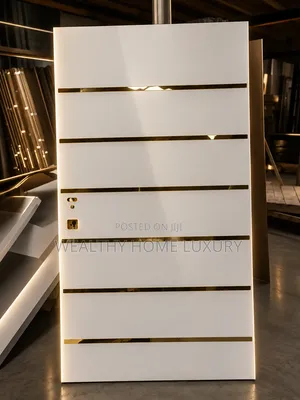Premium White Madrid Israeli Security Steel Door