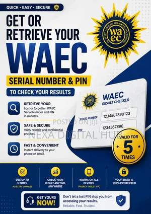 WAEC & NECO Scratch Card ( E-Pin/Token)