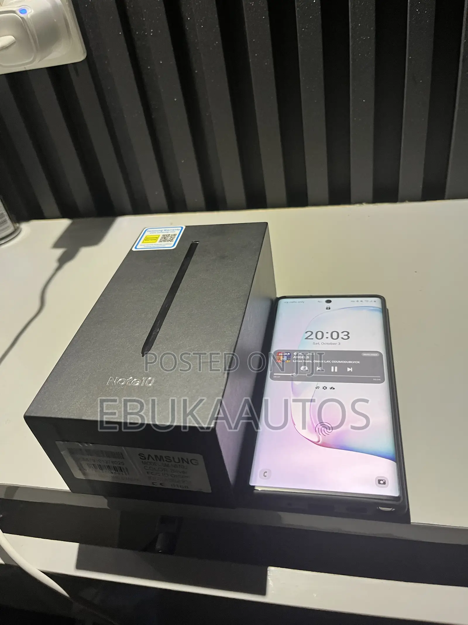New Samsung Galaxy Note10 256 GB Silver