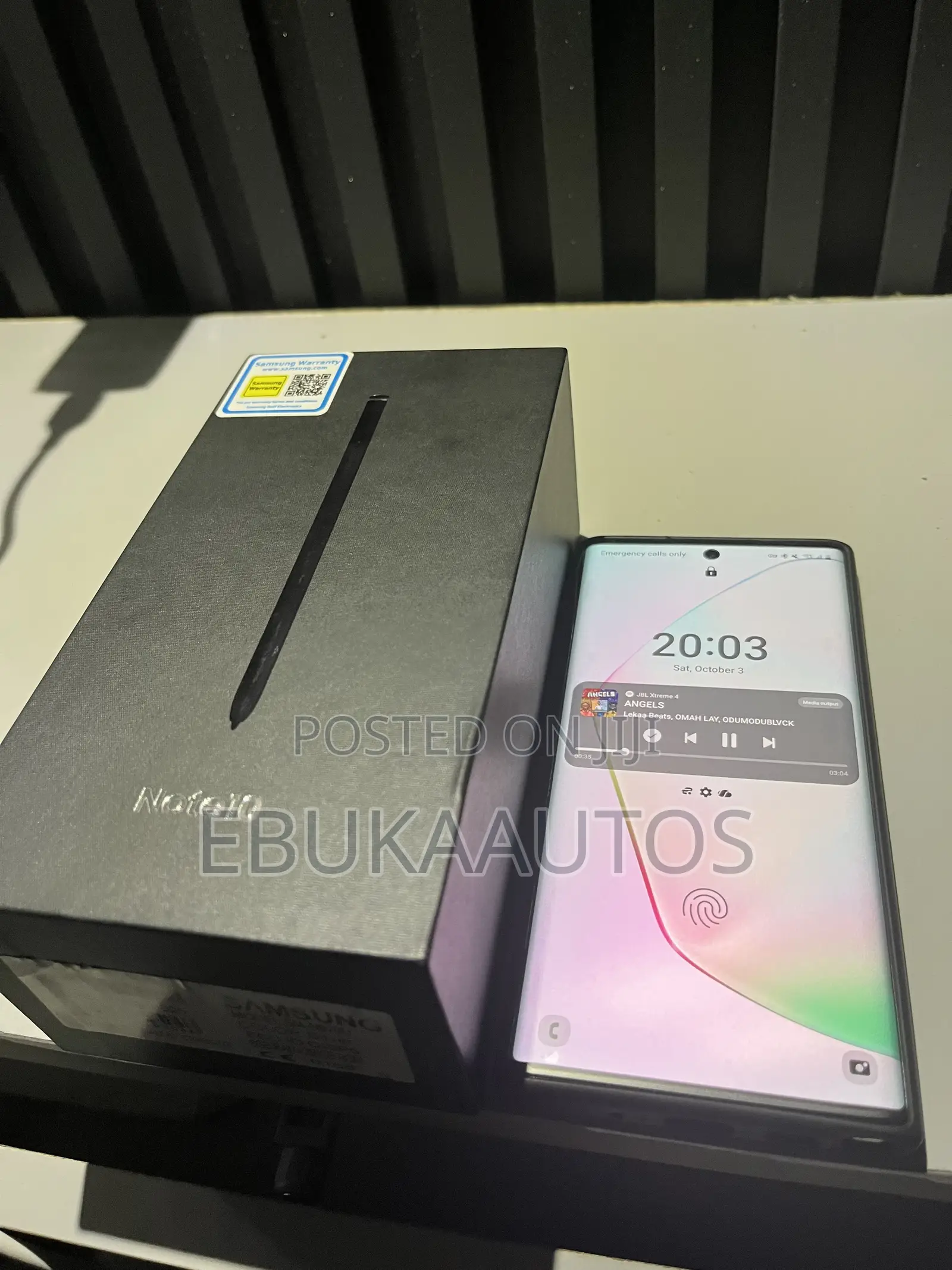 New Samsung Galaxy Note10 256 GB Silver