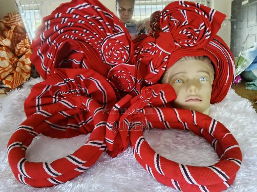 Aso Oke Fascinator & Auto-Gele