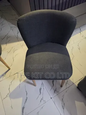 Taeillo Dining Chairs - Used Dark Grey Fabric Chairs