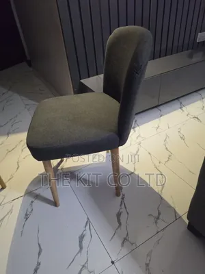 Taeillo Dining Chairs - Used Dark Grey Fabric Chairs