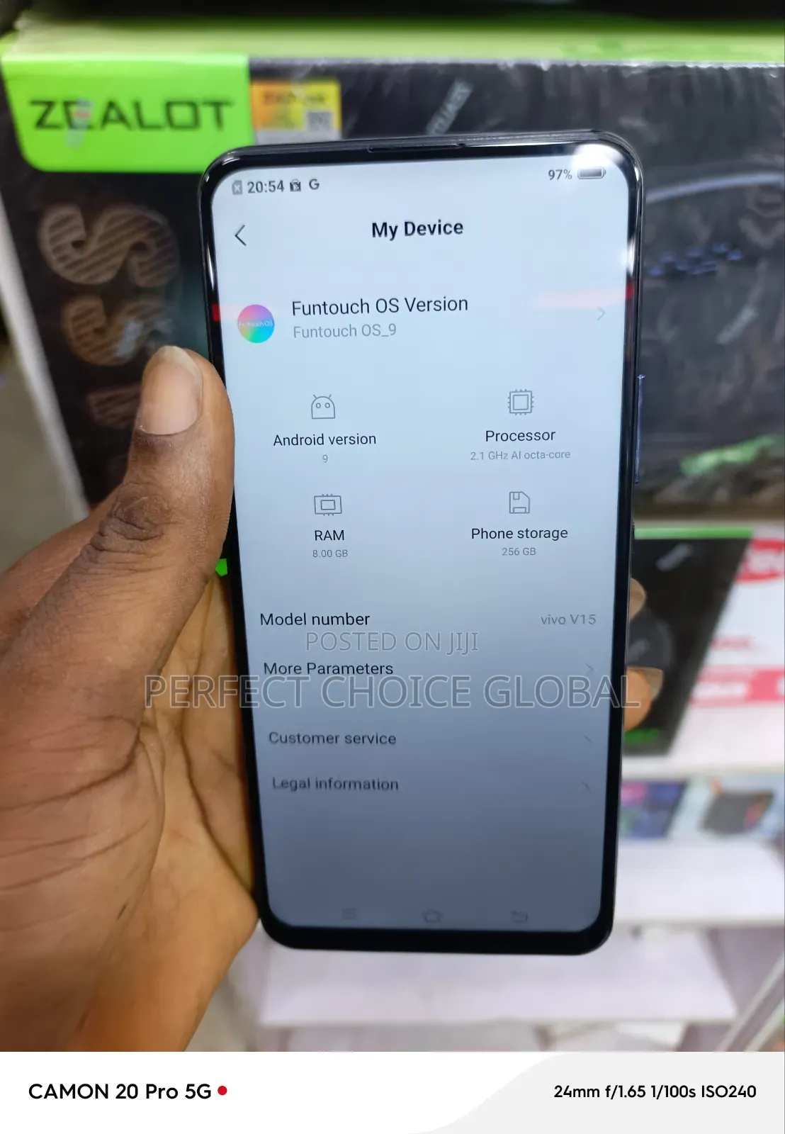 Vivo V15 256 GB Blue