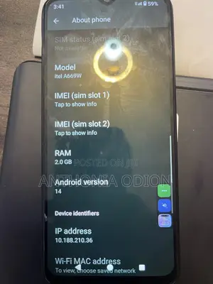 Itel A06 32 GB Blue
