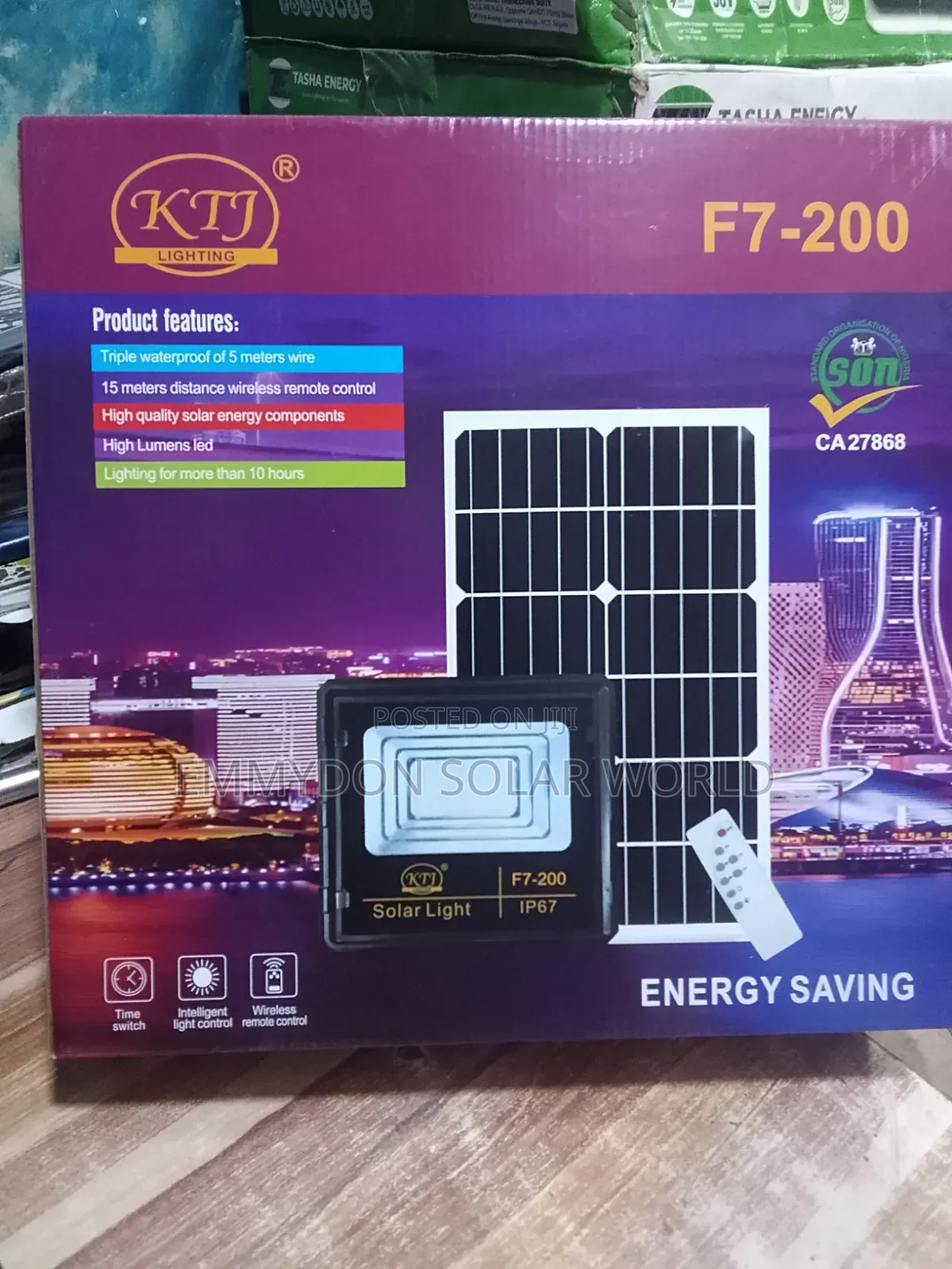 KTJ Solar Flood Lights F-7200w
