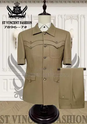Gold Safari Suit