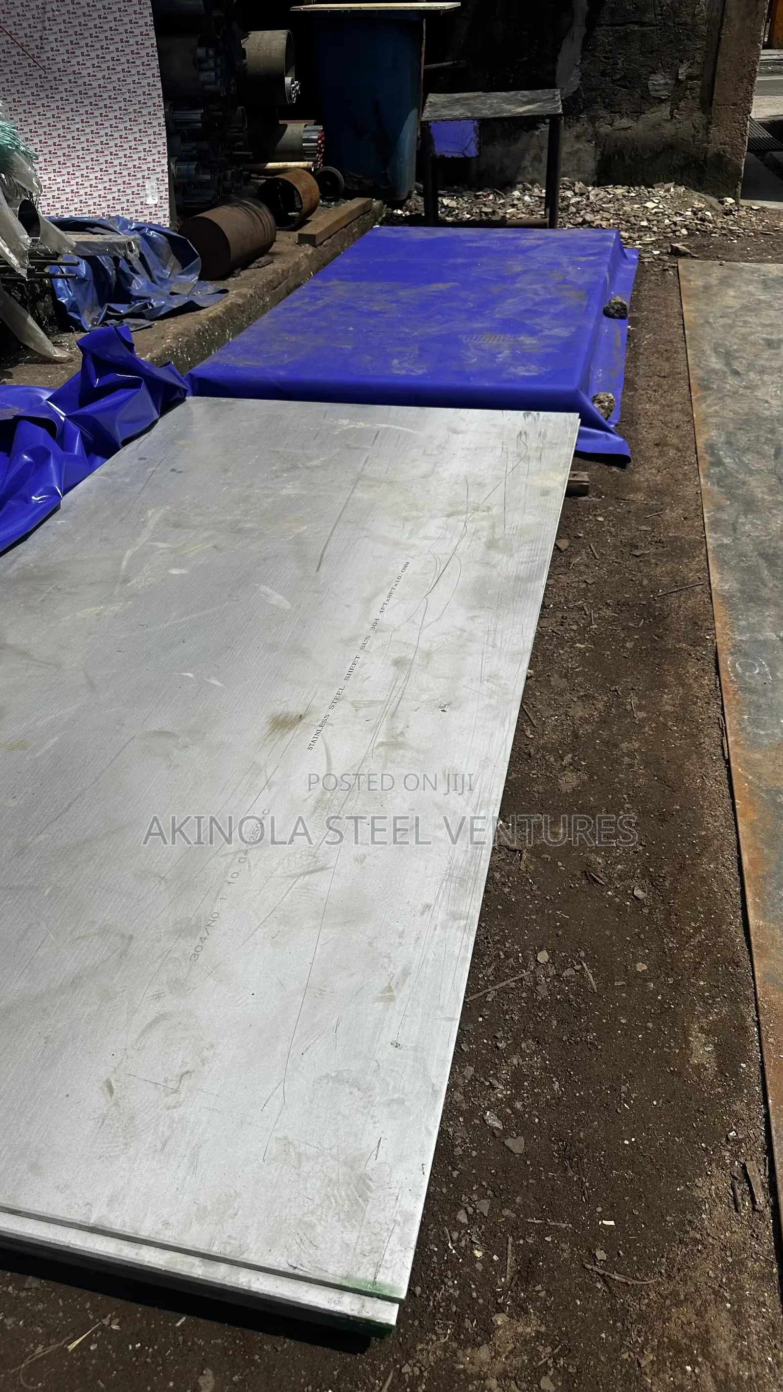 10mm Stainless Steel Plate 304 4ft by 8ft