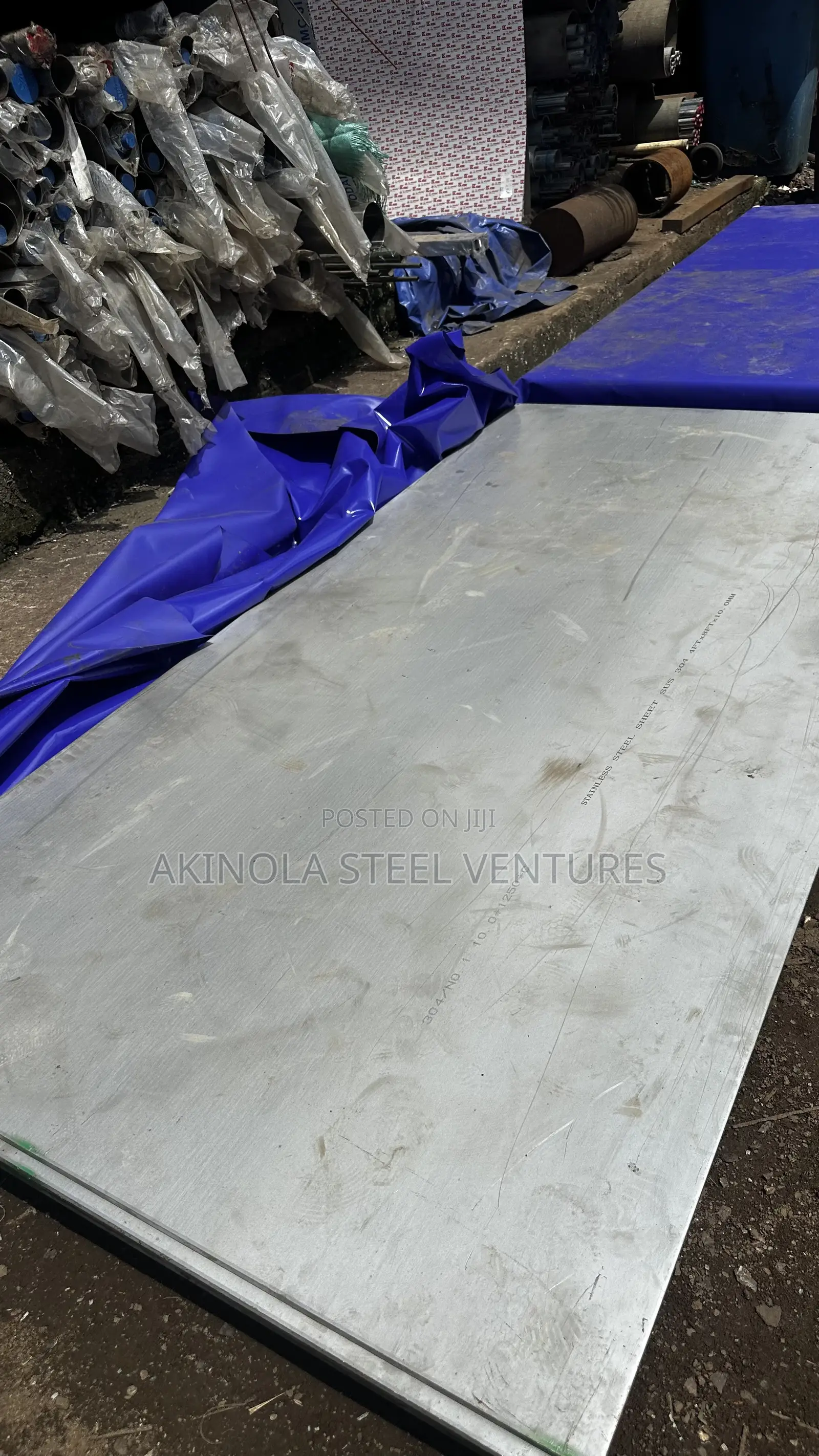 10mm Stainless Steel Plate 304 4ft by 8ft