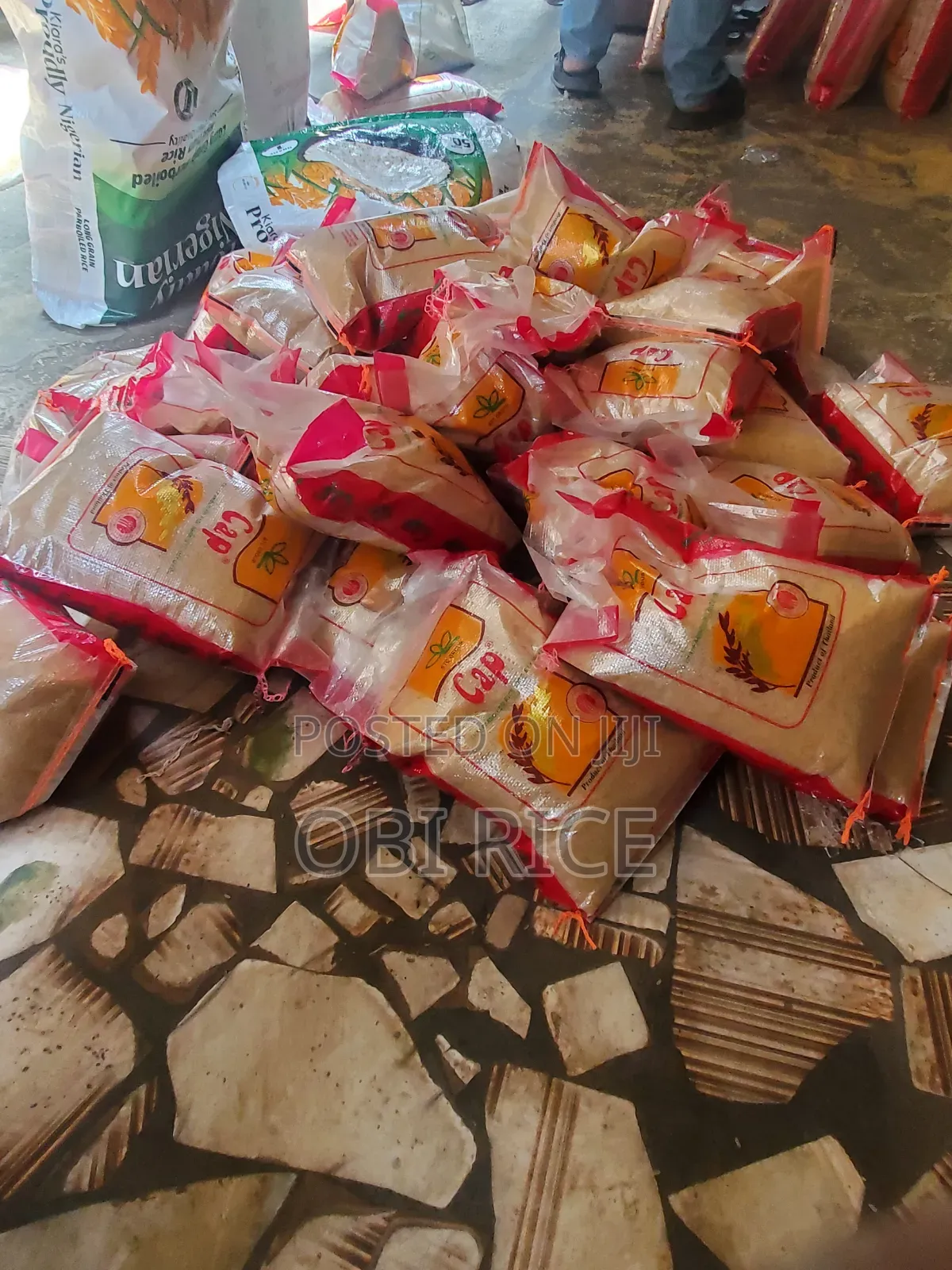 5kg Quality, Clean and Well-Packaged Rice Available at OBI RICE.