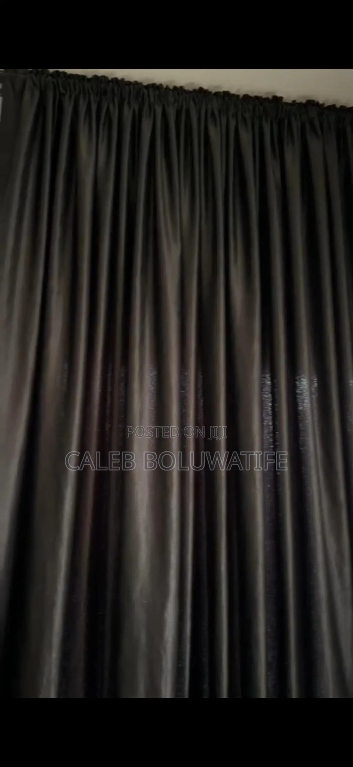 Black Full Length Curtains