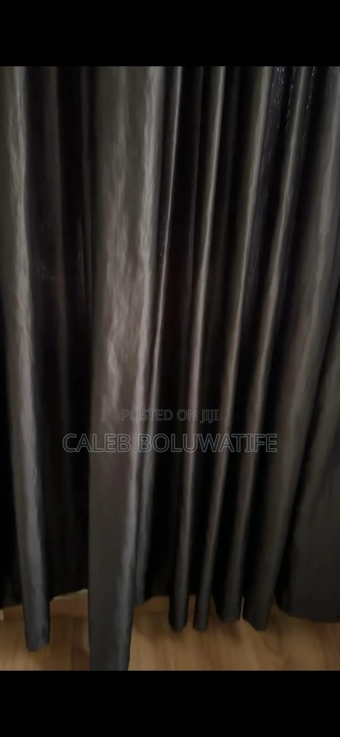 Black Full Length Curtains