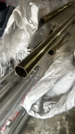 25mm Stainless Gold Pipe