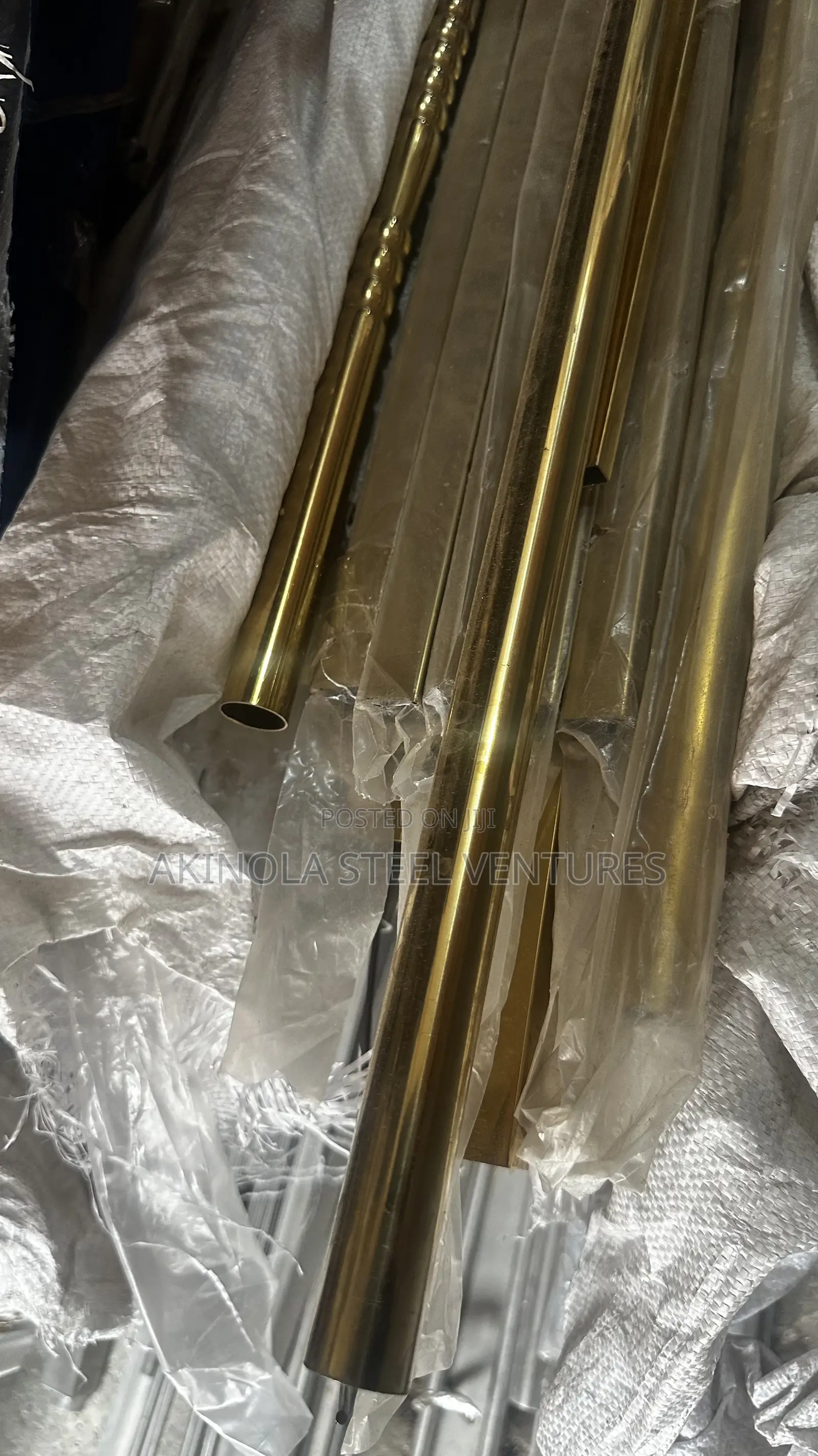 25mm Stainless Gold Pipe