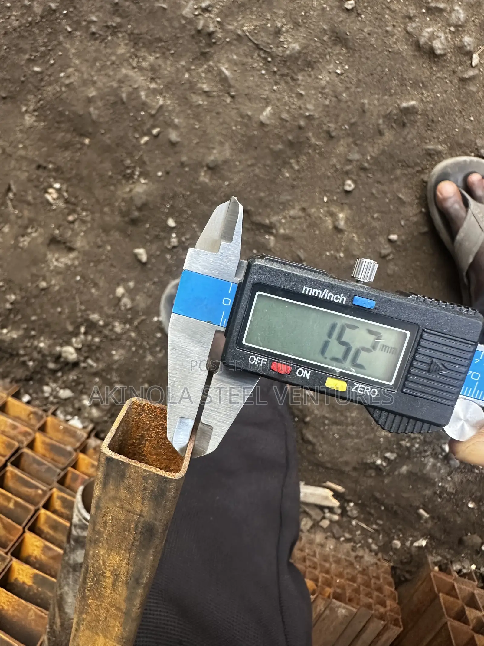 25x25x1.5mm Ms Square Pipe