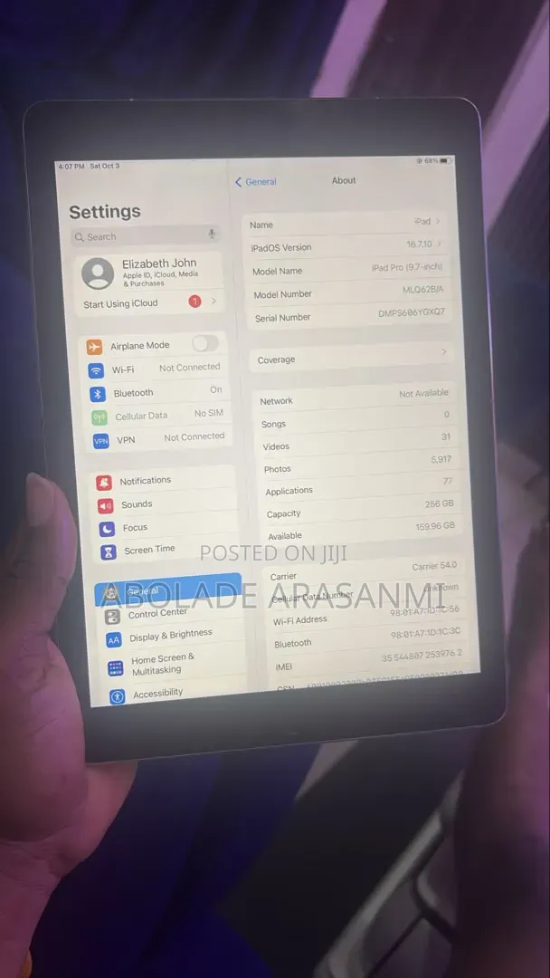 Apple iPad Pro 9.7 (2016) 256 GB Silver