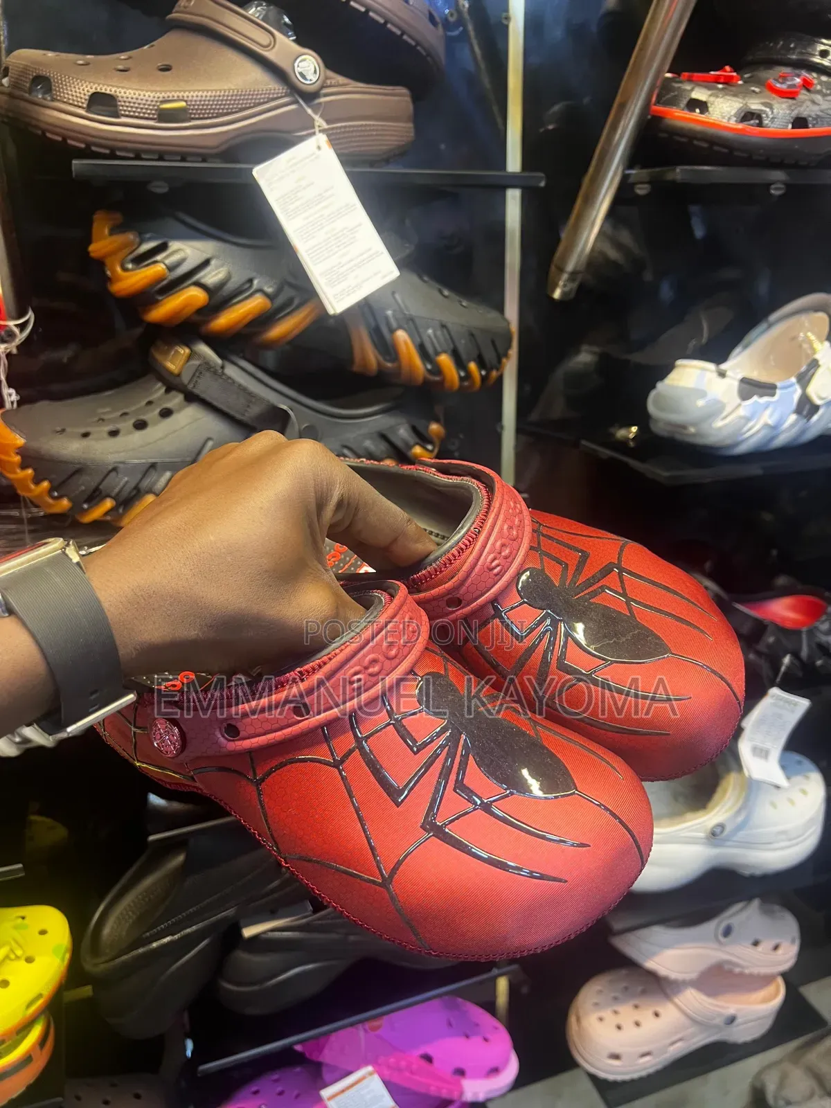 Spider-Man Crocs. Marvel X CROCS Clogs