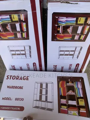 3 Compartment Storage Wardrobe