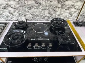Original PHIIMA Built-in 4+1 With LED Timer Gas & Electric Cooker HOB.
