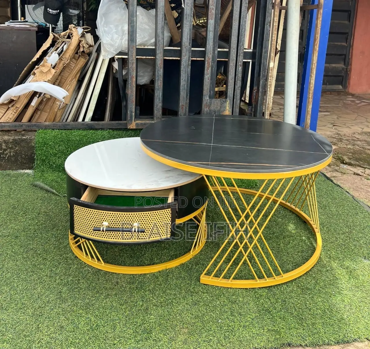 Neatly Used Marble Top Centre Table