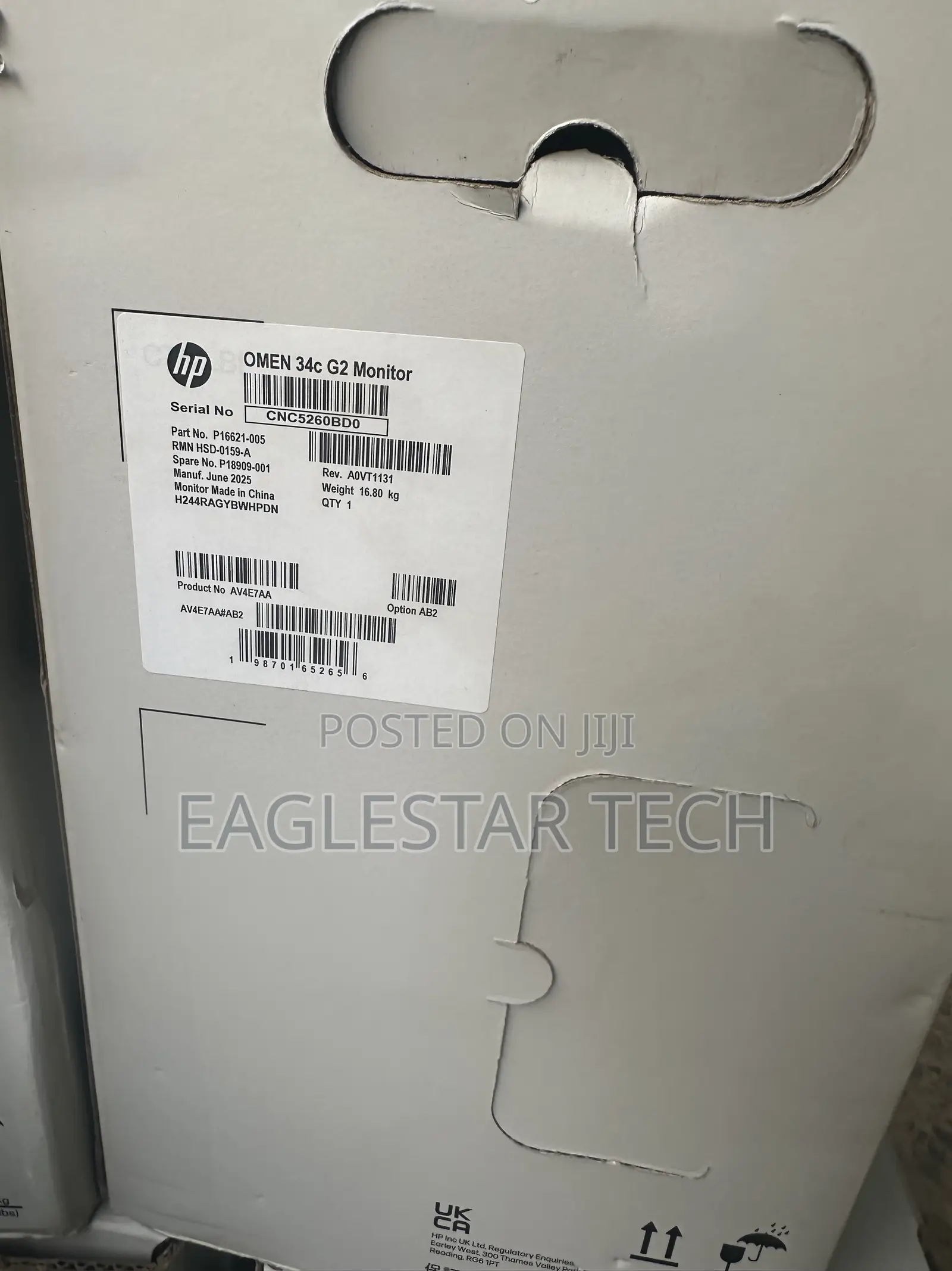 HP Omen 34 Inch Coved Monitor